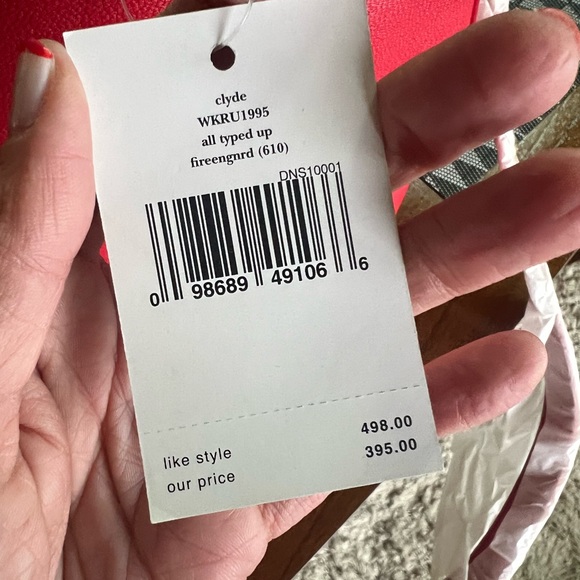 NWT UNICORN Kate Spade All Typed Up Clyde red leather typewriter bag circa 2010 - Picture 4 of 14